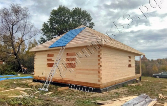 4 Брусовой дом 11×8, 88 м², Тульская область, Щёкинский район, Село Голощапово (11)